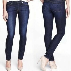 AG Adriano Goldschmied blue the Stilt Cigarette Leg denim jeans Sz 27